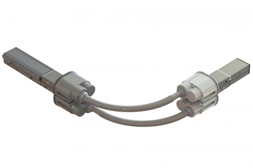 Гибкий поворот шинопровода, Cu, 6P+6P, 40A DKC