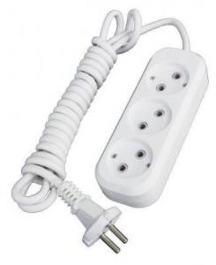 Удлинитель "Стандарт" 3х7 метров 6А/1,3кВт без заземления ПВС 2х0,75 EKF	