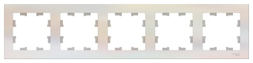 ATLASDESIGN Рамка универсальная 5-м . жемчуг IP20 Schneider Electric