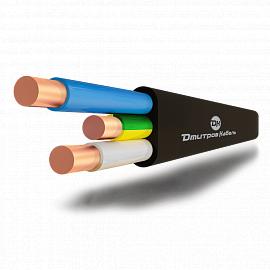 Кабель ВВГнг(А)-LS 3х4 плоский Дмитров-Кабель