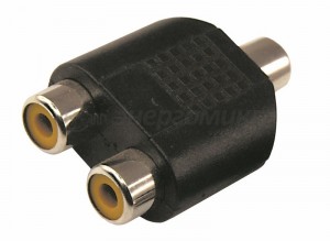 Переходник RCAгн. - 2RCAгн. Rexant 
