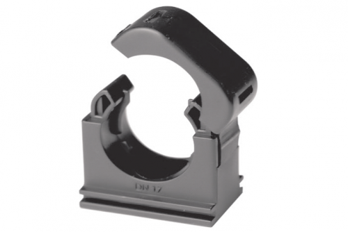 Держатель с крышкой DN 48 мм, полиамид, цвет чёрный DKC