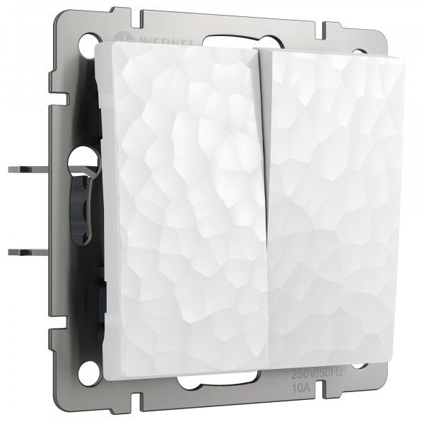 Hammer Механизм выключателя СУ 2 кл. 10А Белый IP20 Werkel