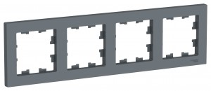 ATLASDESIGN Рамка универсальная 4-м . грифель IP20 Schneider Electric