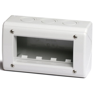 Модульная настен. коробка для эл/устан. изделий VIVA, IP40,4мод. DKC