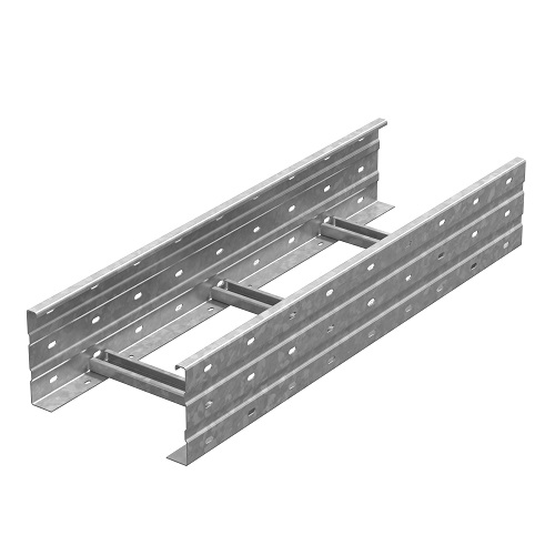 Лестничный лоток кабельрост 300х160х9000, толщ. 2,5 мм, Сендзимир цинк Ostec