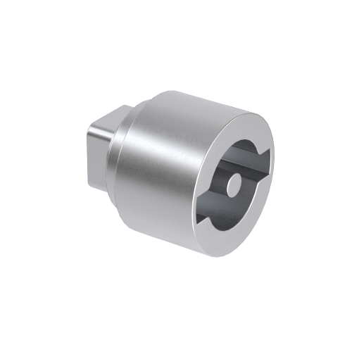 Личинка замка, для малой ручки, под ключ с двойной бородкой 3мм DKC