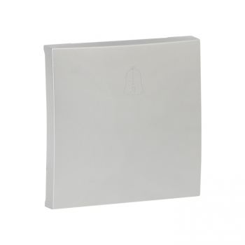 Валенсия Лицевая панель выключателя проходного 1-кл, 10А сталь EKF