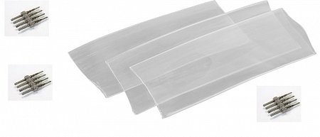 Коннектор средний  гибкий для неона 220V 15мм (с термоусад. пленкой) IP20 General