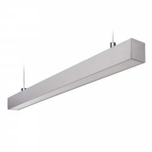 Светильник светодиодный подвесной линейный 60Вт 5600Лм 5000K 1200x50x50 серебро IP65 Uniel 