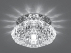 Св-к встр. G9 Кристалл 95(50)x60 Кристалл/Хром Gauss