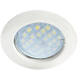 Светильник DL100 MR16 GU5.3 литой белый 24x75 Ecola