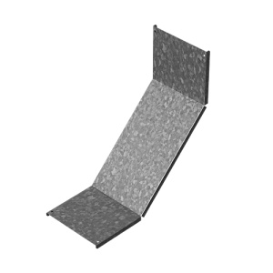 Крышка к углу внутреннему для лестничного лотка НЛО 200, толщ. 1,0 мм, гор. цинк Ostec