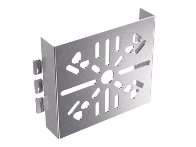 Увеличенная монтажная плата 130х145 перфорированная DKC