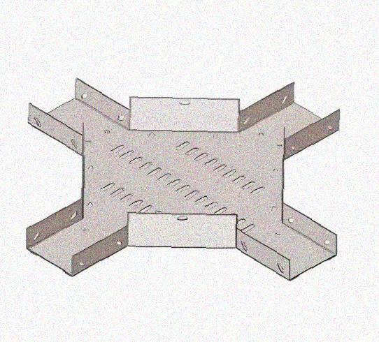 Лоток крестообразный перфорированный КМ 300х65 У3, окрашенный, S1,5