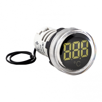 Индикатор значения температуры белый ED16-22С PROxima EKF