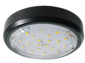Св-к GX53 5356 накладной легкий черный 18x95 Ecola