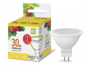 Лампа св/д MR16 3Вт GU5.3 3000К ASD
