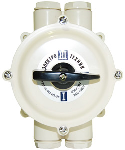 Переключатель пакетный ПП 2-40/Н3 М2 пл. 56 (40А, пластмассовый корпус, IP56) Электротехник