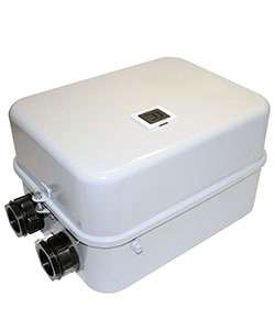 Пускатель электромагнитный ПМ12-063211 У2 В, 380В/50Гц, 2з+2р, 63А, нереверсивный, с реле РТТ-231 53,5-63,0А, в корпусе IP54, с кнопкой R