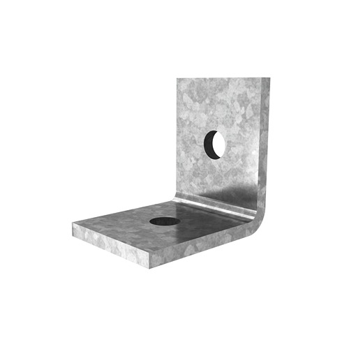 Уголок №1, 2 отверстия для СТРАТ профиля, толщ. 5,0 мм, гор. цинк Ostec