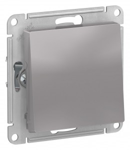 ATLASDESIGN 1-клавишный ПЕРЕКЛЮЧАТЕЛЬ, сх.6, 10АХ, механизм, АЛЮМИНИЙ (уп.10шт) Schneider Electric