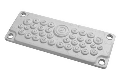 Кабельный ввод, пластик V0 UL94, IP65, +130 - 40, 35 отверстий DKC