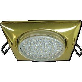 Св-к встр. GX53 H4 квадрат золото 41x107 Ecola