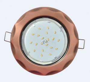 Св-к GX53 H4 "Звезда" Черненая-Медь 38x116 Ecola