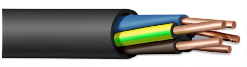 Кабель ВВГнг(А)-LS 5х1,5 ок (N, РЕ)-1