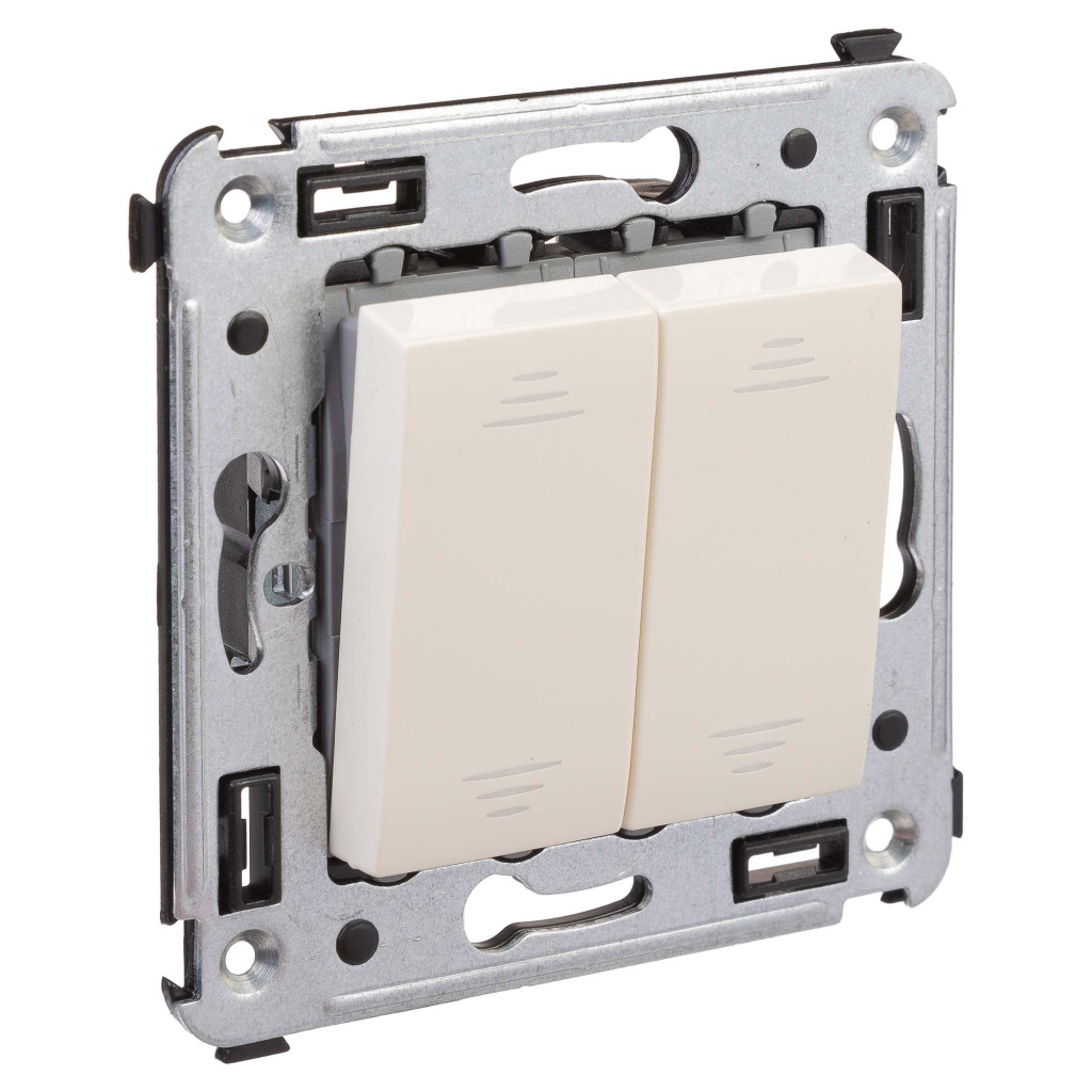 Двухклавишный выключатель 