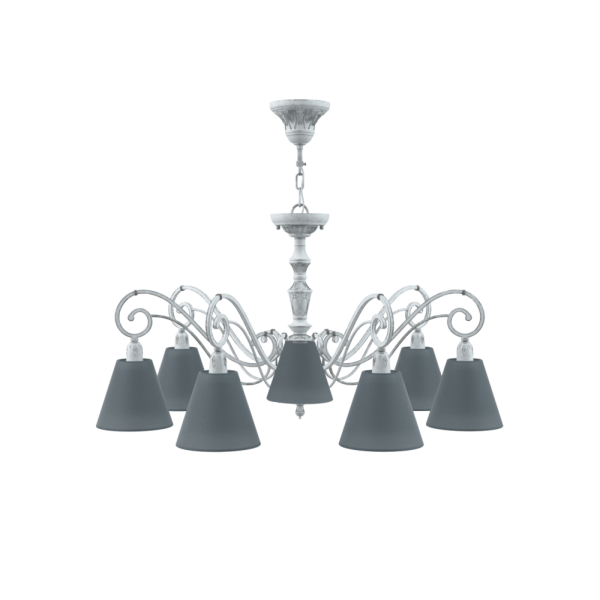 Люстра 7*E14 40Вт Серый IP20 Classic 18 E3-07-G-LMP-O-22 Maytoni