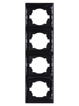 Рамка 4-х постовая вертикальная графит "Лама" TDM