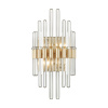 Бра E14 2*40W STIKA золотой/стекло ODEON LIGHT