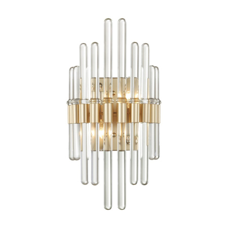Бра E14 2*40W STIKA золотой/стекло ODEON LIGHT