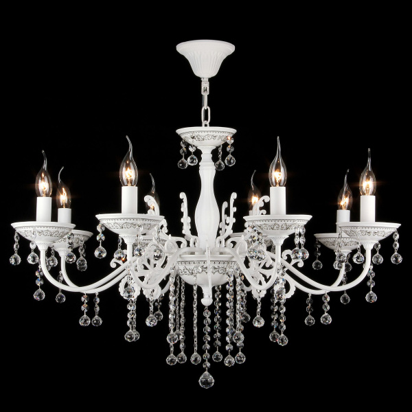 Люстра 8*E14 60Вт Белый IP20 Bellona ARM386-08-W Maytoni