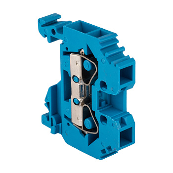 Колодка клеммная пружинная JXB-S-6 41А синяя PROxima EKF