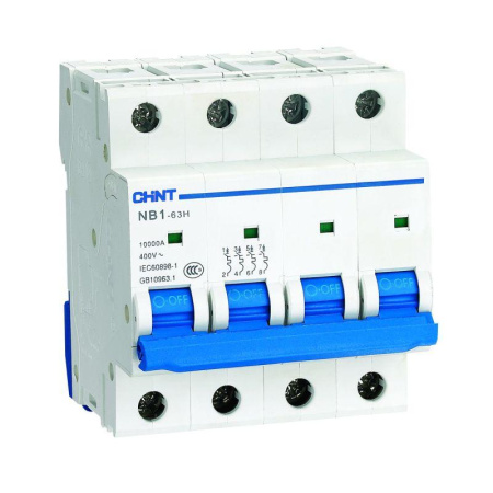 Выключатель автоматический ВА МОД NB1-63H 4П 40А 10кА D CHINT