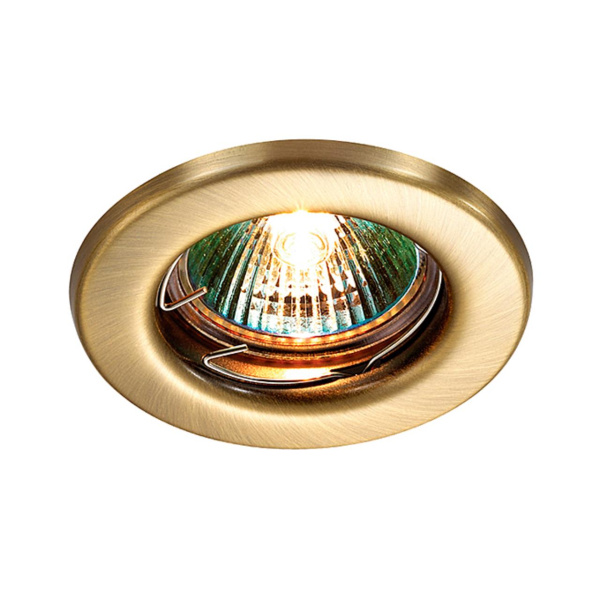 Встр.НП св-к IP20 GX5.3 50W 12V CLASSIC бронза NOVOTECH