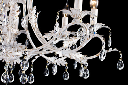 Люстра 8*E14 60Вт Белый с Золотом IP20 Dezi FR3040-PL-08-WG Freya