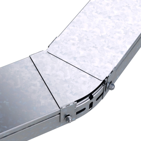 Крышка д/угла гор.изм.CPO 0-44 осн.200 цинк-ламельная DKC