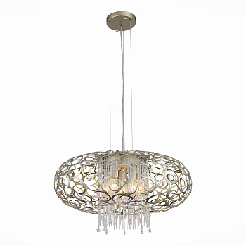 Люстра подвесная Шампань/Шампань, Прозрачный E14 10*40Вт SL1101.203.10 ST LUCE