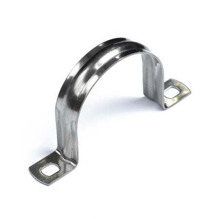 Скоба металлическая двухлапковая СМД(INOX) d60-63 мм (10 шт/уп) Промрукав