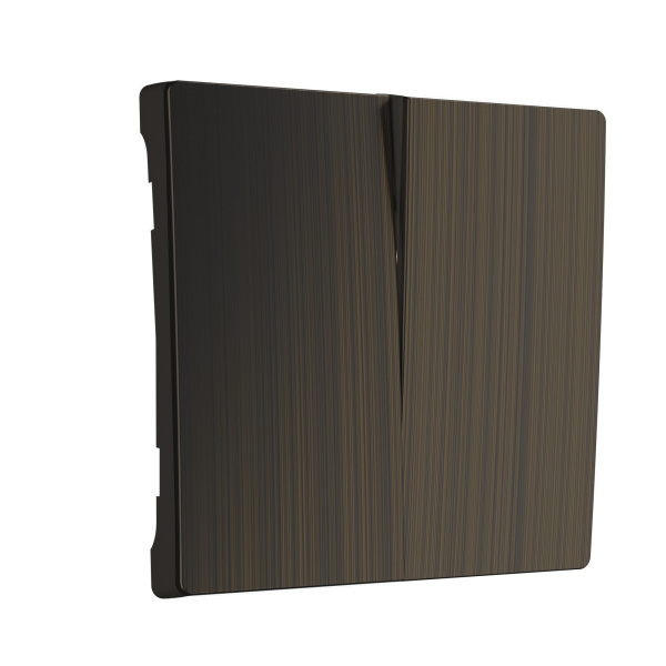 Набор клавиш для выключателя двухклавишного (бронзовый) Werkel