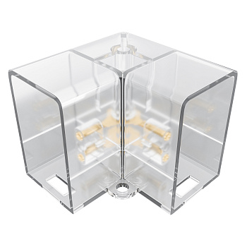 Коннектор для светильников серии NET, тип L, 230В/50Гц, 46х40х26мм, IP20, полипропилен APEYRON