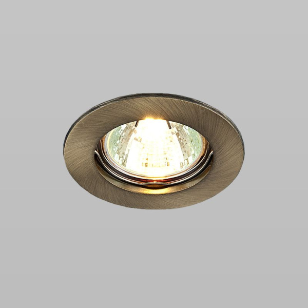 Точечный светильник 1*G5.3 бронза IP20 (a030071) Elektrostandard