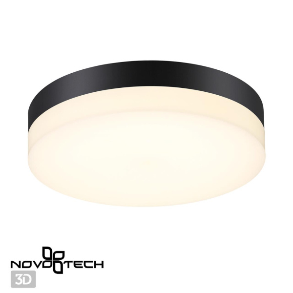 Св-к ландшафтный св/д IP54 LED 4000К 18W 220V OPAL черный NOVOTECH