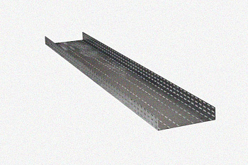 Лоток глухой ЛМГ 75х65х2000 У3, окрашенный, S1,5