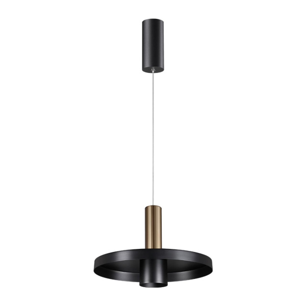 Св-к св/д накл.,провод 2м IP20 LED 4000K 15W 220V бронза светлая/черный ALBA C NOVOTECH