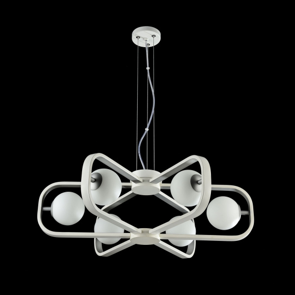 Подвесной светильник 6*G9 40Вт Белый с Серебром IP20 Avola MOD431-PL-06-WS Maytoni